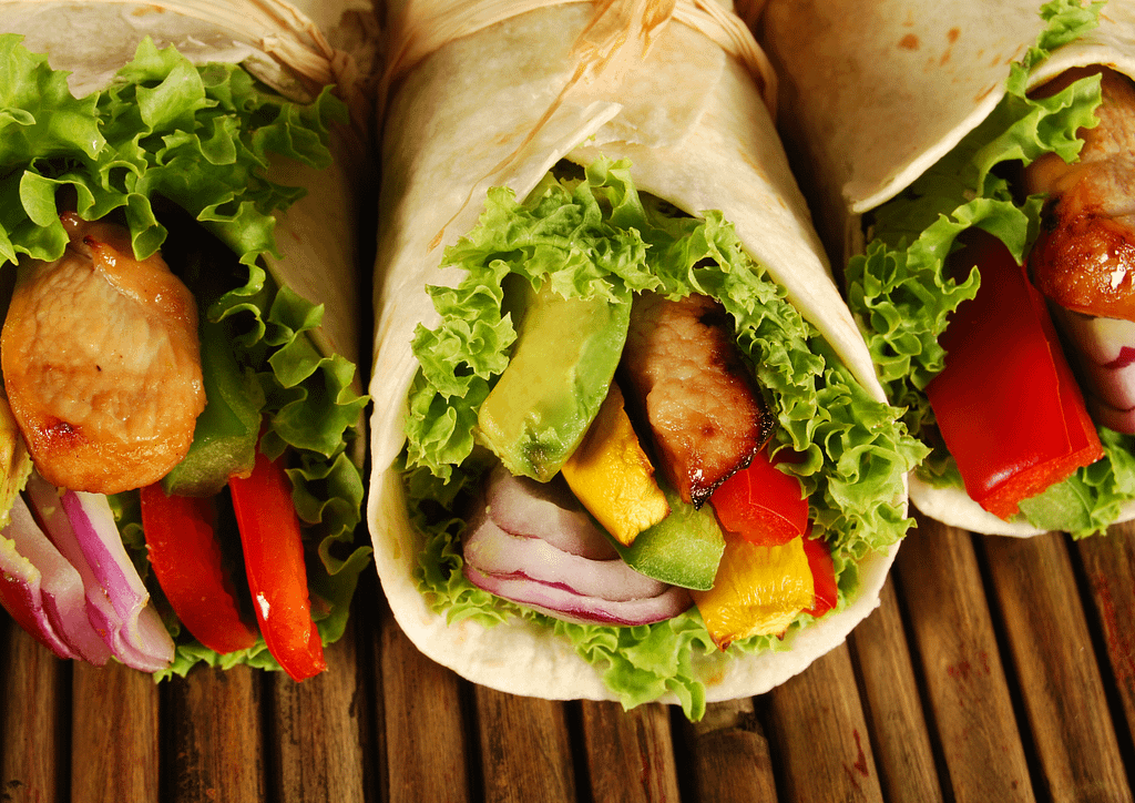 Vegetable Wraps: